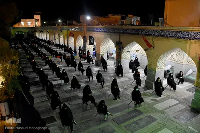 عزاداری محرم در امامزاده علی بن جعفر صادق(ع) سمنان