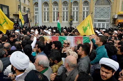 تشییع پیکر شهید مدافع حرم "مهدی لطفی نیاسر"در قم