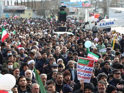 راهپیمایی ۲۲ بهمن در ملایر