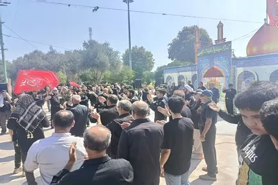 راه پیمایی جاماندگان اربعین حسینی در بابلسر