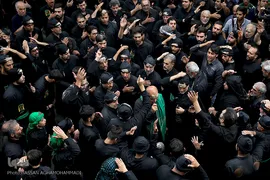 مراسم عزاداری تاسوعای حسینی در بازار تهران