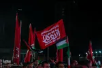تجمع اعتراض آمیز به جنایات رژیم صهیونیستی امیرحسین عظیمی‎