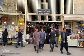 تب و تاب بازار شیراز در آستانه عید نوروز‎‎