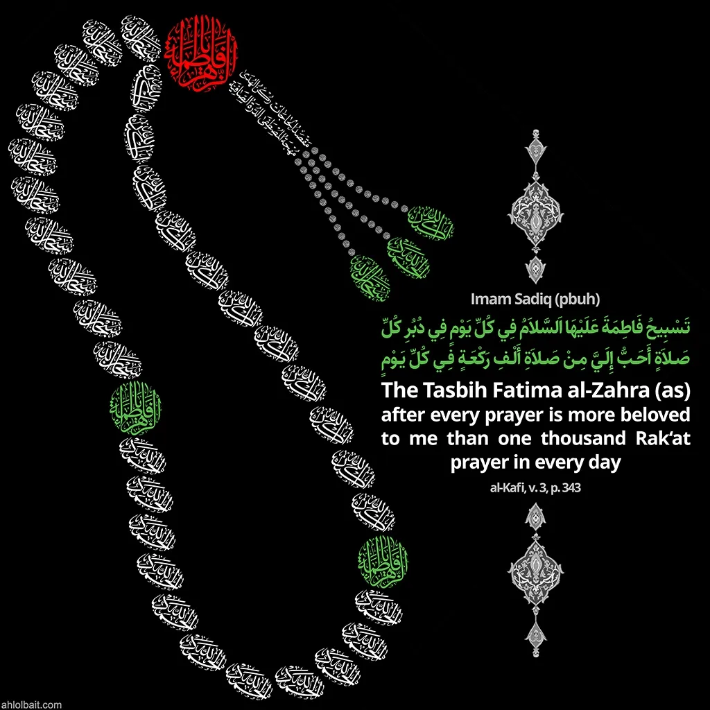 Il tasbih di Fatima Zahra (as)