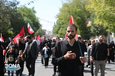 پیاده روی جاماندگان اربعین حسینی در اردبیل