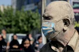 آیین «گل‌مالی» هیات عشاق العباس لرستانی‌های مقیم تهران در عاشورای حسینی