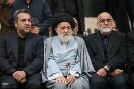 مراسم تشییع پیکر علی رازینی و محمد مقیسه
