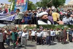 راهپیمایی «جمعه‌های خشم و نصر» در چهارمحال‌و‌بختیاری برگزار شد + فیلم