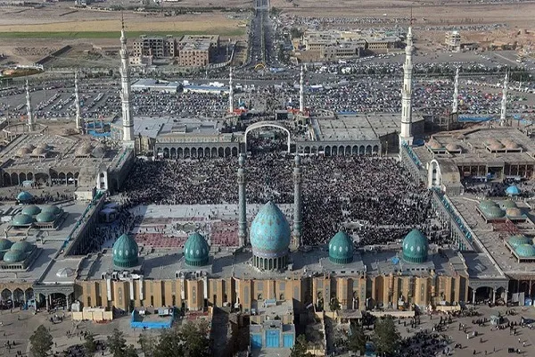 برگزاری ‌آیین جاماندگان اربعین در مسجد مقدس جمکران