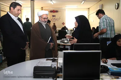 بازدید حجت الاسلام تیمور علی عسگری، معاون حقوقی و امور مجلس وزیر آموزش و پرورش از ایکنا