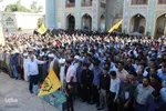 مراسم تشييع سلام اکبری از شهدای مدافع‌حرم