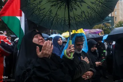 اجتماع «آغاز نصرالله» در میدان فلسطین تهران