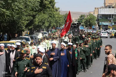 دسته عزاداری در ملایر
