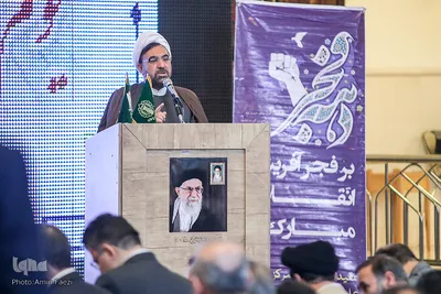 مراسم سالروز ورود امام(ره) در حرم مطهر شاهچراغ(ع)