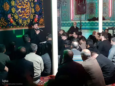 مراسم عزاداری و سینه زنی به مناسبت ایام شهادت حضرت زینب کبری(س) در اهر