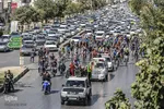 تشييع و خاكسپاري پيكر جانباز قهرمان بهمن گلبارنژاد