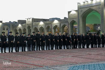 آیین تعویض پرچم حرم امام رضا(ع)