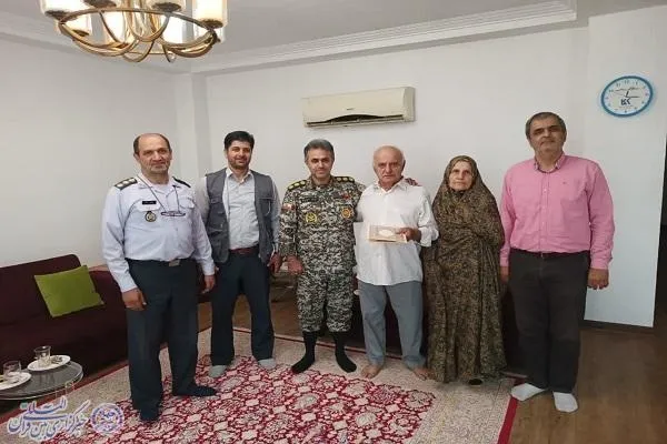 دیدار فرمانده پدافند هوایی شهید ظرافتی بابلسر  با بازنشستگان ایثارگر