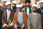 مراسم عمامه گذاری طلاب حوزه علمیه سفیران هدایت بیرجند