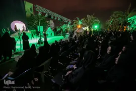 مراسم عزاداری شب عاشورای حسینی در تهران