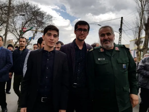 حمایت دانشگاهیان پیام نور اردبیل از سپاه
