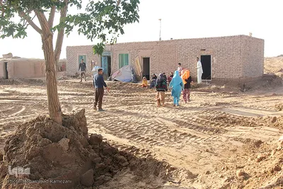 تخریب روستاهای خراسان جنوبی بر اثر سیل