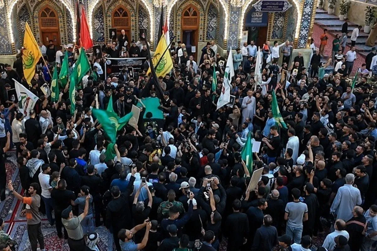 Symbolic Funeral of Nasrallah Held in Karbala
