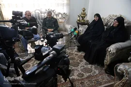 دیدار نمایندگان جامعه قرآنی با خانواده شهید قرآنی «احمد شعبانی ورکی»
