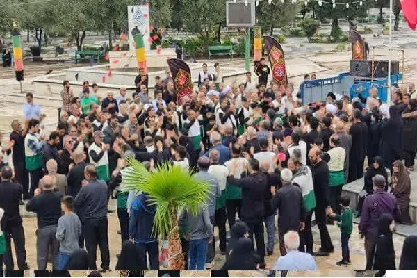 عزاداری خادمیاران رضوی در بابلسر