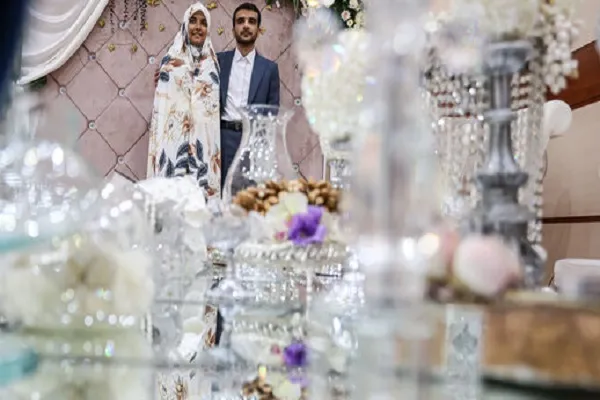 جشن ازدواج ۱۱۰ زوج جوان در قم برگزار شد