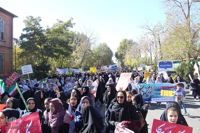 راهپیمایی گسترده روز ۱۳ آبان ـ ارومیه