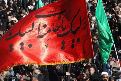 سوگواري «جاماندگان از اربعين» در حرم شاهچراغ(ع)