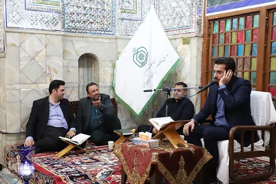 محفل انس با قرآن کریم در امامزاده سیدحمزه تبریز‎‎