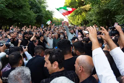 وداع مردم اصفهان با ۱۱ شهید تجاوز رژیم صهیونیستی