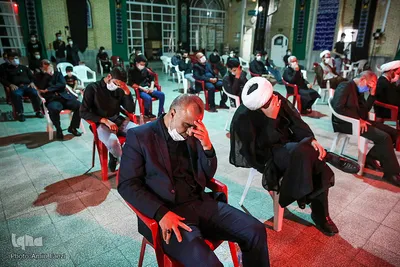 مراسم عزاداری هیئت بسیج رسانه فارس