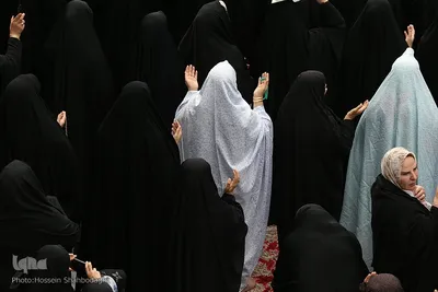 تحویل سال جدید در حرم حضرت معصومه(س)