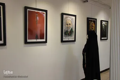 افتتاح نمایشگاه آثار تجسمی به مناسبت سالگرد سپهبد سلیمانی