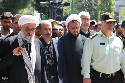 تشییع پیکر مطهر شهید مدافع وطن ستوان دوم هومن غیاثوند در ملایر