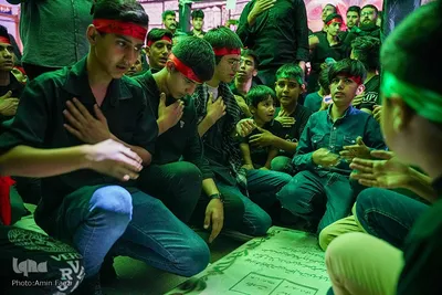 عزاداری نوجوانان به مناسبت روز قاسم‎