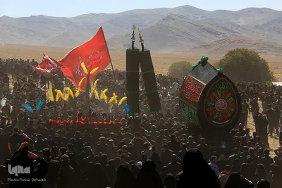 آیین عزاداری مردم روستای انجدان ـ اراک