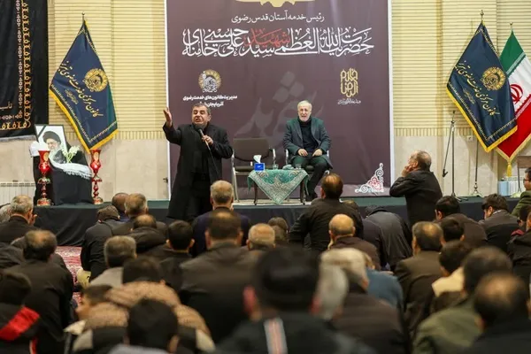 مراسم یادبود رهبر شهید انقلاب در مسجد آیت‌الله انگجی تبریز