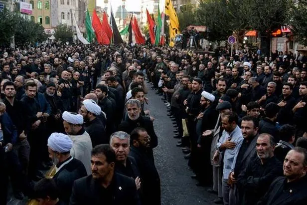 تجمع هیئت‌های عزاداری تهران در قم