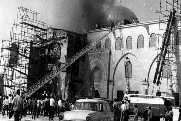 55 عاماً على إحراق المسجد الأقصى