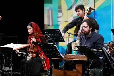 اجرای ارکستر سازهای ملی ایران در دومین شب جشنواره موسیقی فجر