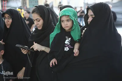 مراسم فدائیان سقا در امامزاده شاه سید علی(ع) قم
