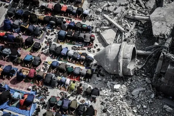 Azma ya Wapalestina  wa Gaza kutekeleza ibada za Ramadhani hata baada ya Israel kubomoa misikiti