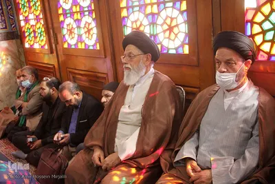 مراسم بزرگداشت مرحوم دعایی و جانباختگان حادثه قطار مشهد به یزد در مسجد حظیره یزد‎‎