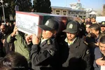 استقبال از چهار شهید گمنام دوران دفاع مقدس در یزد