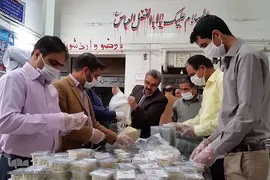 عیدانه هیأت ابوالفضلی بیرجند به مدافعین سلامت