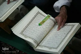 ترتیل‌خوانی قرآن کریم در حرم امام رضا(ع)